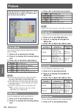 Предварительный просмотр 36 страницы Panasonic PT-LW271U Operating Instructions Manual