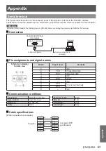 Предварительный просмотр 61 страницы Panasonic PT-LW271U Operating Instructions Manual