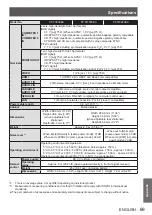 Предварительный просмотр 69 страницы Panasonic PT-LW271U Operating Instructions Manual