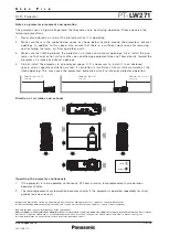 Preview for 12 page of Panasonic PT-LW271U Specifications