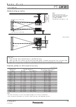 Preview for 5 page of Panasonic PT-LW280 Spec File