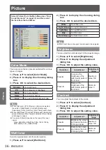 Preview for 36 page of Panasonic PT-LW321EA Operating Instructions (Functional Manual)