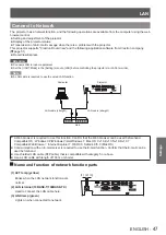 Preview for 47 page of Panasonic PT-LW321EA Operating Instructions (Functional Manual)