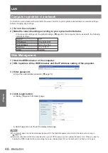 Preview for 48 page of Panasonic PT-LW321EA Operating Instructions (Functional Manual)