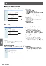 Preview for 50 page of Panasonic PT-LW321EA Operating Instructions (Functional Manual)