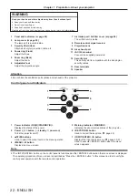 Preview for 22 page of Panasonic PT-LW333 Operating Instructions (Functional Manual)