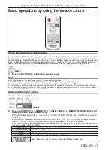 Preview for 41 page of Panasonic PT-LW333 Operating Instructions (Functional Manual)