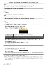 Preview for 42 page of Panasonic PT-LW333 Operating Instructions (Functional Manual)