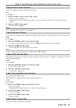 Preview for 43 page of Panasonic PT-LW333 Operating Instructions (Functional Manual)