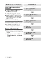 Предварительный просмотр 10 страницы Panasonic PT-LW362 Operating Instructions Manual