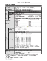 Предварительный просмотр 108 страницы Panasonic PT-LW362 Operating Instructions Manual