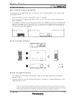 Preview for 10 page of Panasonic PT-LW80NT Spec File