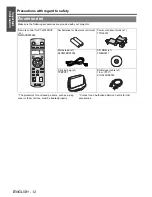 Preview for 12 page of Panasonic PT-LW80NTE Operating Instructions Manual