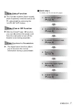 Preview for 7 page of Panasonic PT-LX22E Operating Instructions Manual