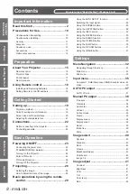 Предварительный просмотр 8 страницы Panasonic PT-LX22E Operating Instructions Manual