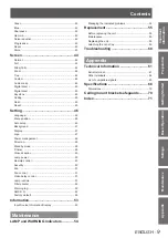 Предварительный просмотр 9 страницы Panasonic PT-LX22E Operating Instructions Manual