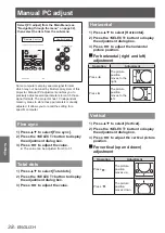 Предварительный просмотр 38 страницы Panasonic PT-LX22E Operating Instructions Manual