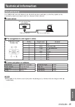 Предварительный просмотр 61 страницы Panasonic PT-LX22E Operating Instructions Manual