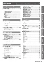 Preview for 9 page of Panasonic PT-LX22EA Operating Instructions Manual