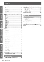 Preview for 10 page of Panasonic PT-LX22EA Operating Instructions Manual