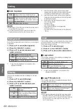 Preview for 48 page of Panasonic PT-LX22EA Operating Instructions Manual