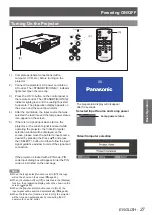 Preview for 27 page of Panasonic PT-LX22U Operating Instructions Manual