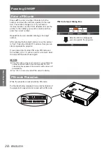 Preview for 28 page of Panasonic PT-LX22U Operating Instructions Manual