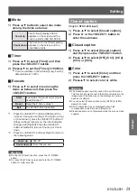 Preview for 51 page of Panasonic PT-LX22U Operating Instructions Manual