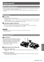 Предварительный просмотр 57 страницы Panasonic PT-LX22U Operating Instructions Manual