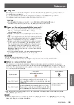 Предварительный просмотр 59 страницы Panasonic PT-LX22U Operating Instructions Manual