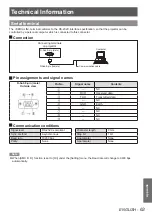 Preview for 63 page of Panasonic PT-LX22U Operating Instructions Manual