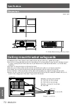 Preview for 72 page of Panasonic PT-LX22U Operating Instructions Manual