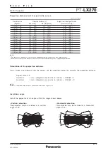 Preview for 6 page of Panasonic PT-LX270 Specifications