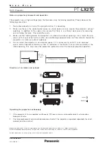 Preview for 10 page of Panasonic PT-LX270 Specifications