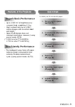 Preview for 9 page of Panasonic PT-LX270EA Operating Instructions Manual