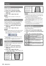 Preview for 38 page of Panasonic PT-LX270EA Operating Instructions Manual