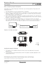 Preview for 10 page of Panasonic PT-LX300 Specifications