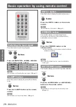 Preview for 28 page of Panasonic PT-LX300E Operating Instructions Manual