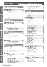 Preview for 10 page of Panasonic PT-LZ370E Operating Instructions Manual