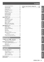 Preview for 11 page of Panasonic PT-LZ370E Operating Instructions Manual