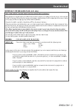 Preview for 3 page of Panasonic PT-LZ370EA Operating Instructions (Functional Manual)