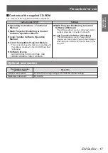 Preview for 17 page of Panasonic PT-LZ370EA Operating Instructions (Functional Manual)