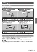 Preview for 23 page of Panasonic PT-LZ370EA Operating Instructions (Functional Manual)