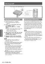 Preview for 36 page of Panasonic PT-LZ370EA Operating Instructions (Functional Manual)