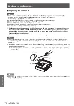 Preview for 102 page of Panasonic PT-LZ370EA Operating Instructions (Functional Manual)