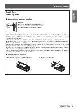 Preview for 9 page of Panasonic PT-LZ370U Operating Instructions Manual