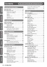 Preview for 12 page of Panasonic PT-LZ370U Operating Instructions Manual