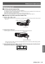 Preview for 101 page of Panasonic PT-LZ370U Operating Instructions Manual