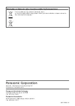 Preview for 122 page of Panasonic PT-LZ370U Operating Instructions Manual