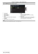 Preview for 168 page of Panasonic PT-MW630 Operating Instructions Manual